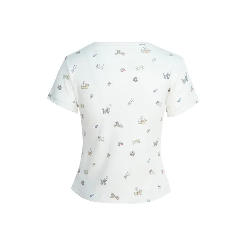 FPMZ T Shirts Women's White-1