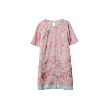 LUYOUYE Short Sleeved Dress Women's