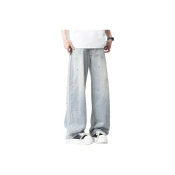 MIIOW Jeans Unisex Light Blue