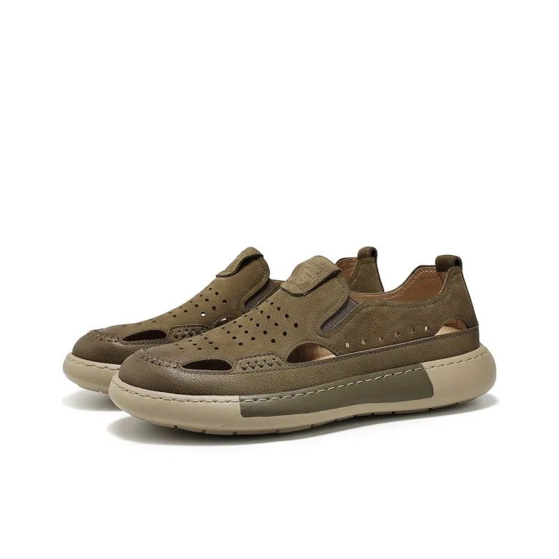 Millies Men's Casual Shoes Men Low Top Yellow/Khaki-8