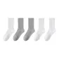 5 Pack (White+White+White+Gray+Gray)