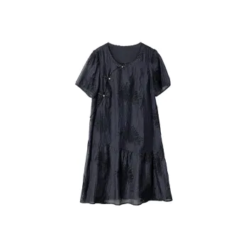LUYOUYE Short Sleeved Dress Women's