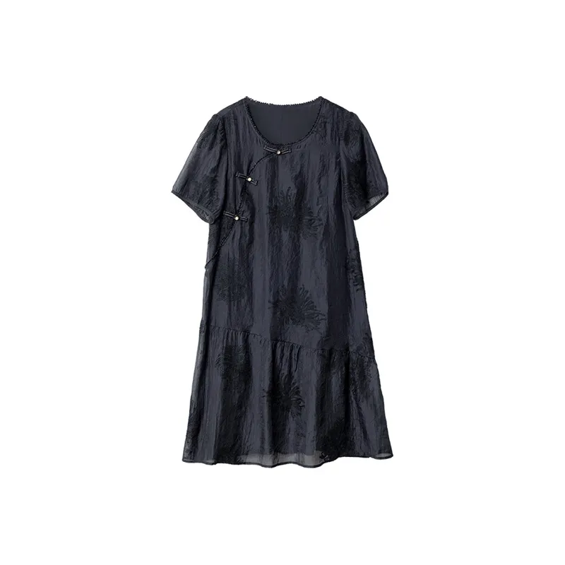LUYOUYE Short Sleeved Dress Women's-0