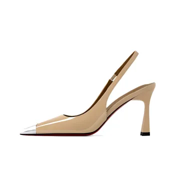GOSO Slim Heel High Heels 8CM Women's Nude