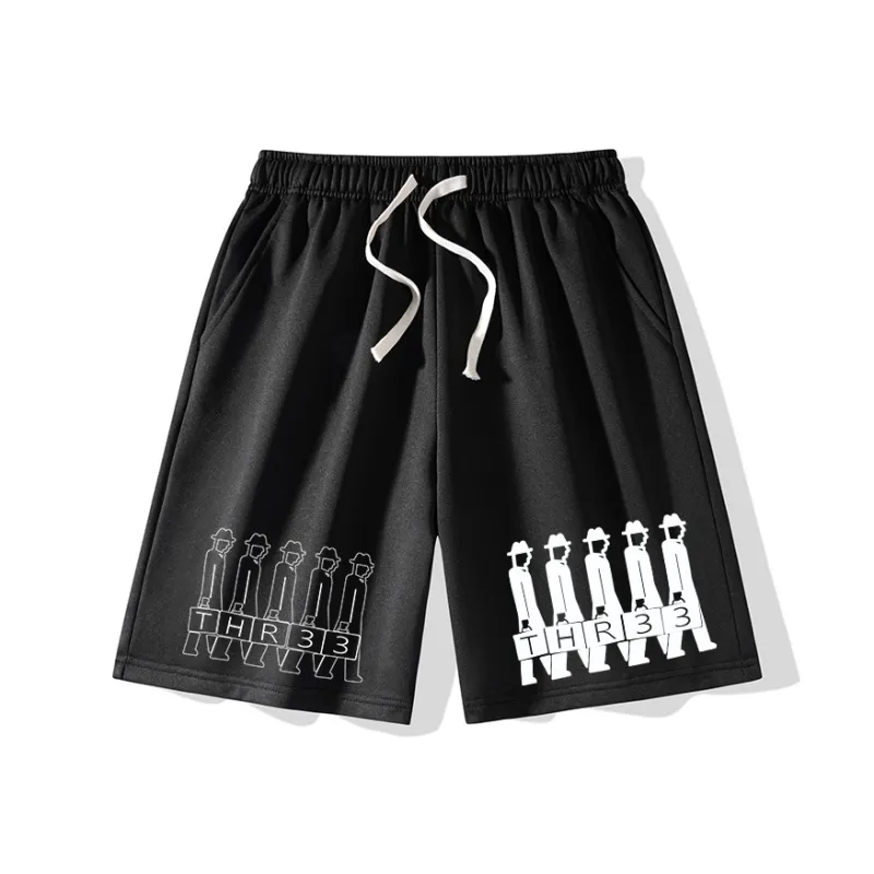 THREEAGAINTHR33 Casual Shorts Unisex-0