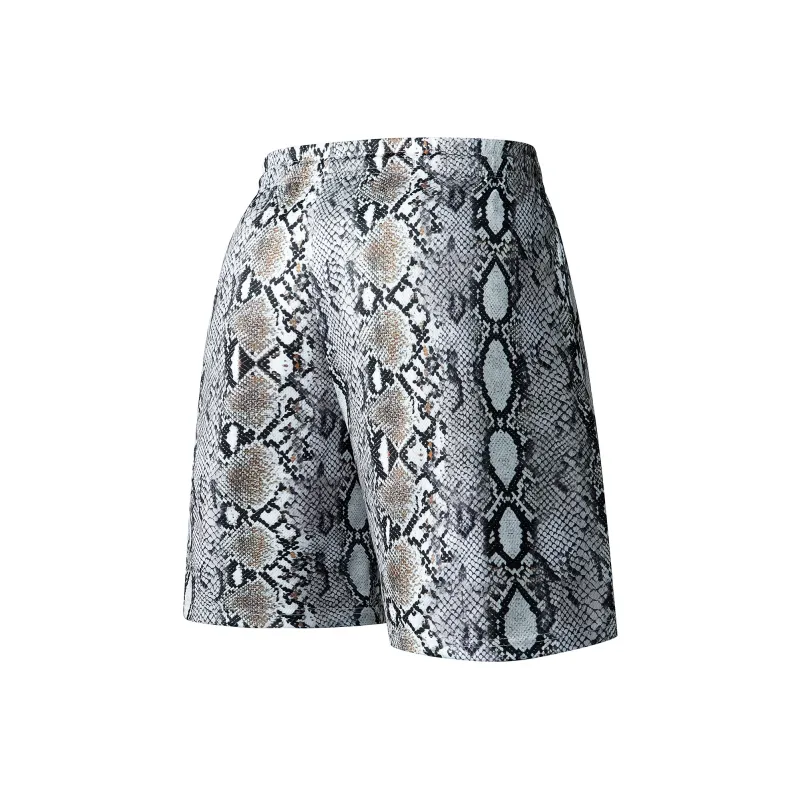 7 SEVFUN Casual Shorts Unisex Snake Skin Gray-1