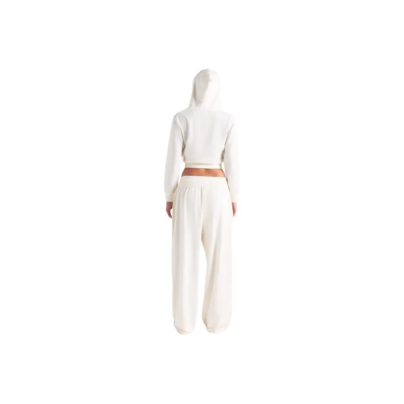 SKIMS SS25 COTTON JERSEY WIDE LEG PANT Casual Pants Women's MARBLE/Marble-3