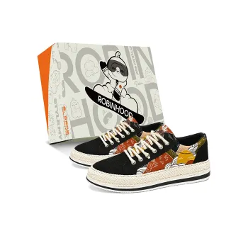 ROBINHOOD Coverage Slip Resistant Cushioning Impact Resistance Abrasion Resistant Low Top Skateboard Shoes Men's Box
