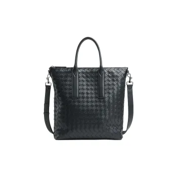 Bottega Veneta Intrecciato Calfskin Tote Bag, Shopping Bag, Shoulder Bag, Handbag Men's Slate Gray