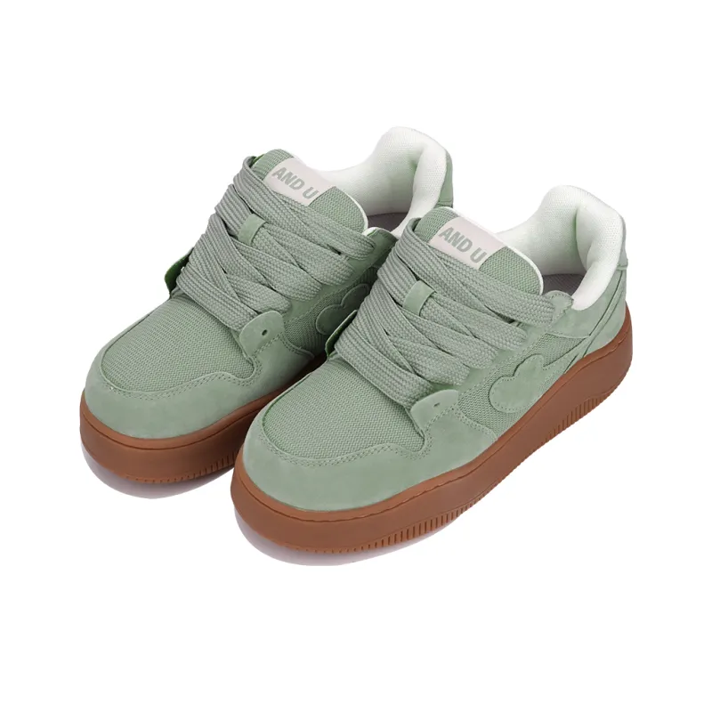 AND U Slip Resistant Cushioning, Abrasion Resistant, Height Increasing Low Top Skateboard Shoes Unisex-32