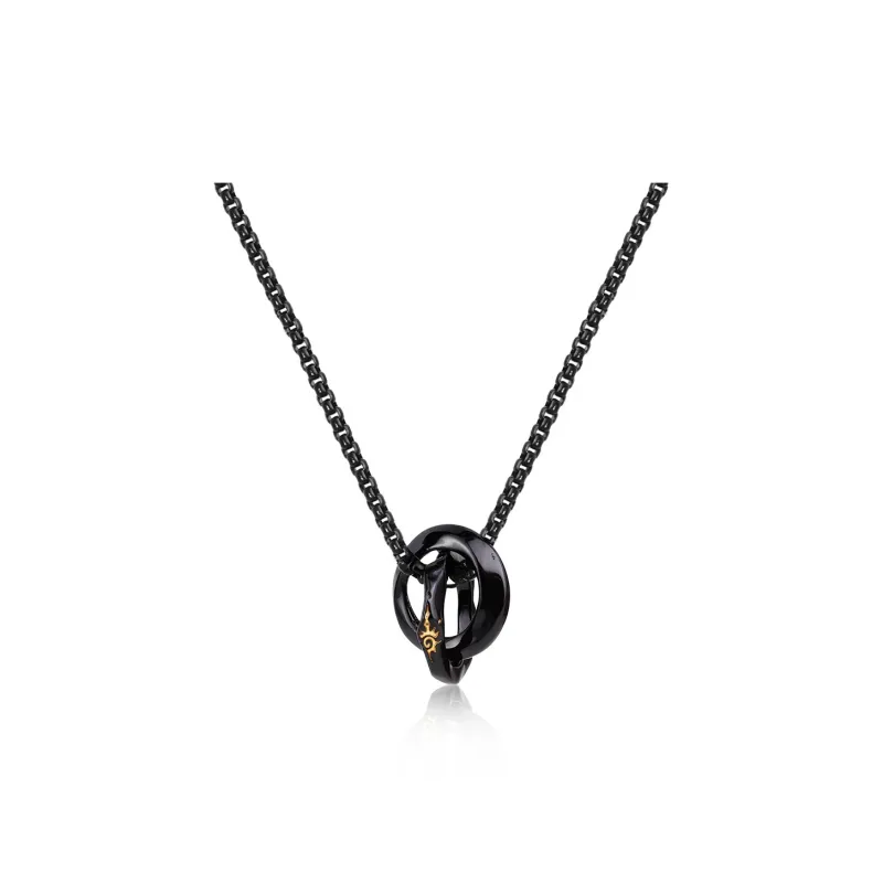 FOREVER MELODY Sterling Silver Necklaces Men's-0
