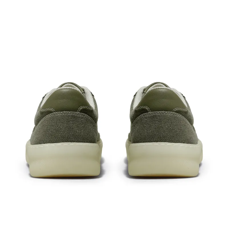 Desai Casual Shoes Men Low Top Apricot, Khaki Green-8