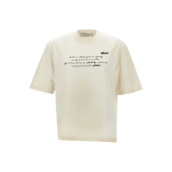 Golden Goose Hand Writing Printed T Shirt