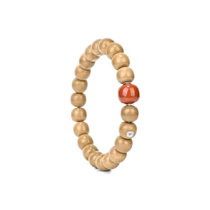 Yulan Wenwan Monkey Head Walnut 10~12mm Buddhist Bead Collectible Beaded Bracelet Unisex-1