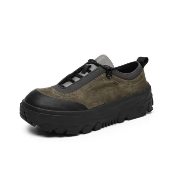 MOMGOG Slip Resistant Shock Absorbers Low Top Casual Shoes Men's