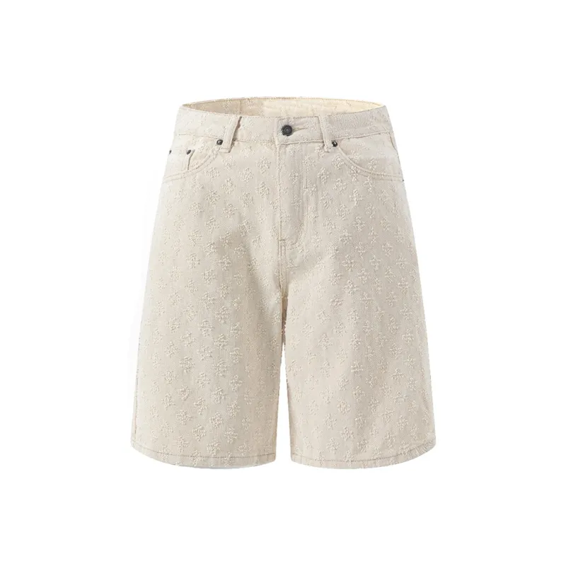 UPXIW Denim Shorts Unisex-4