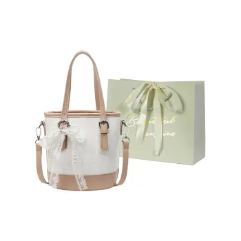 JIANGLIDA PU One Shoulder Handbag Women's Ecru/Silver/Coffee/Black