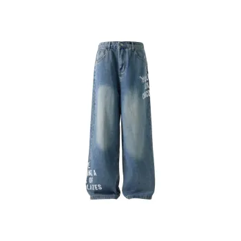 FASTFISH Jeans Unisex Blue