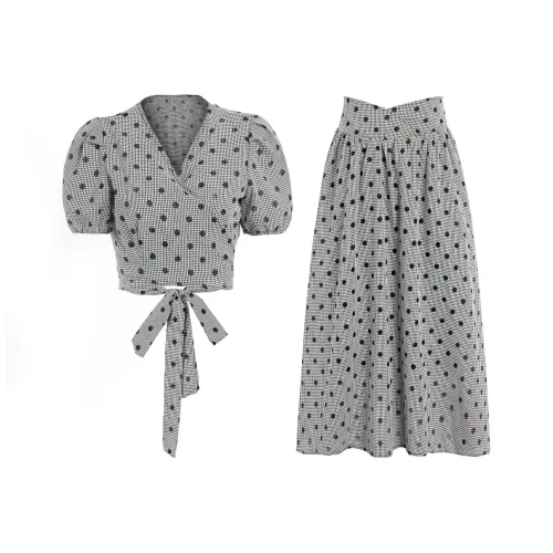 POPO.INFO Two Piece Skirt Sets Women's