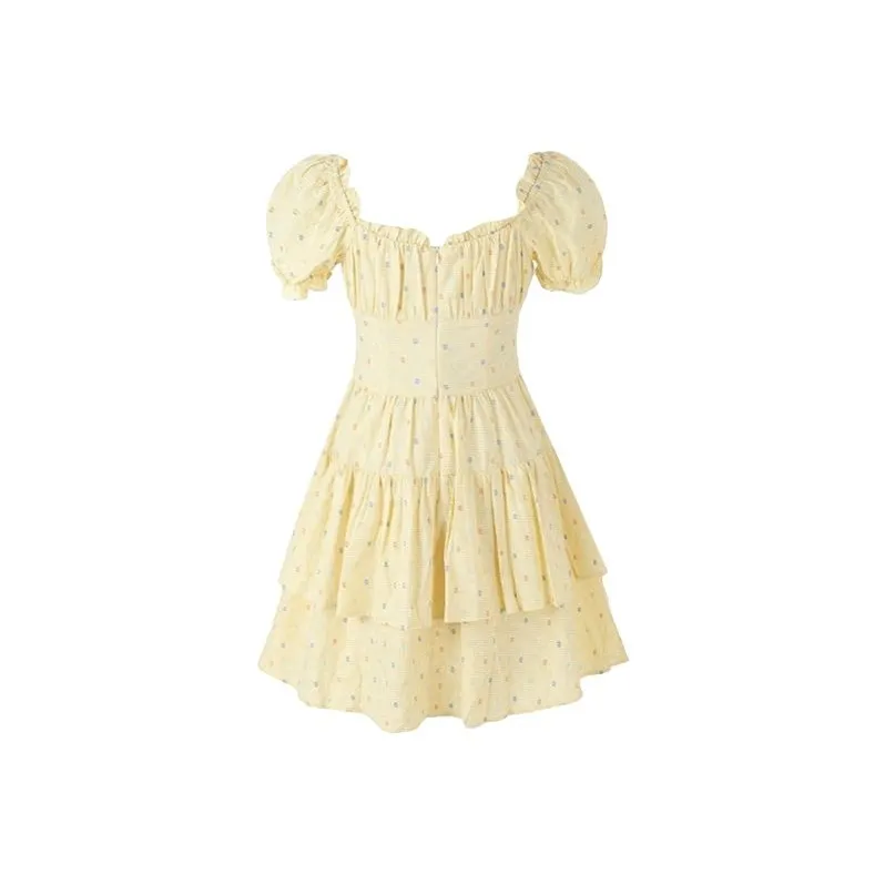 TIBINB Short Sleeved Dress Women's-1