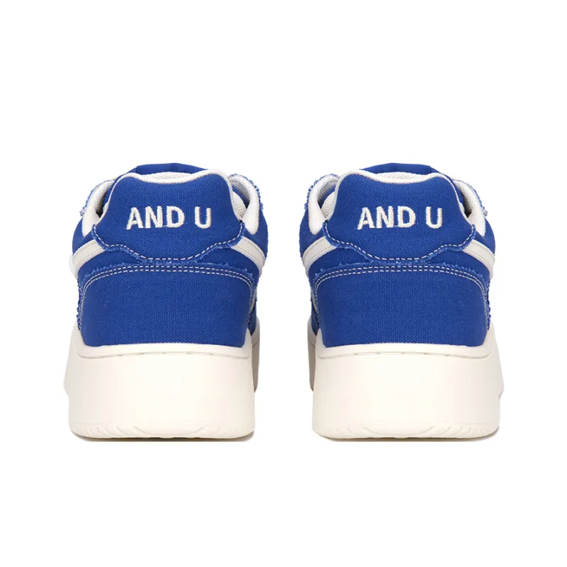 AND U Slip Resistant Cushioning, Abrasion Resistant, Height Increasing Low Top Skateboard Shoes Unisex-75
