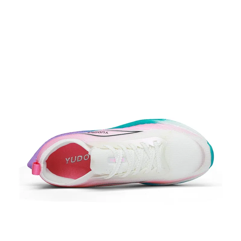 YUDONG Running Shoes Men Low Top White-3