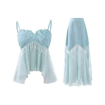 OZVO Two Piece Skirt Sets Women's