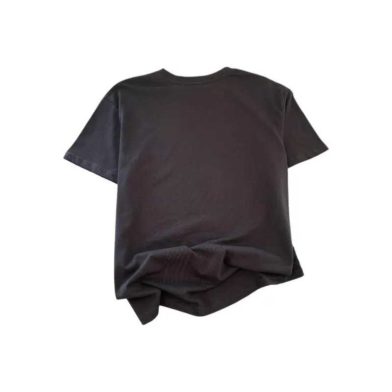 DOKZB Drop Shoulder Sleeve T Shirt Women's-1