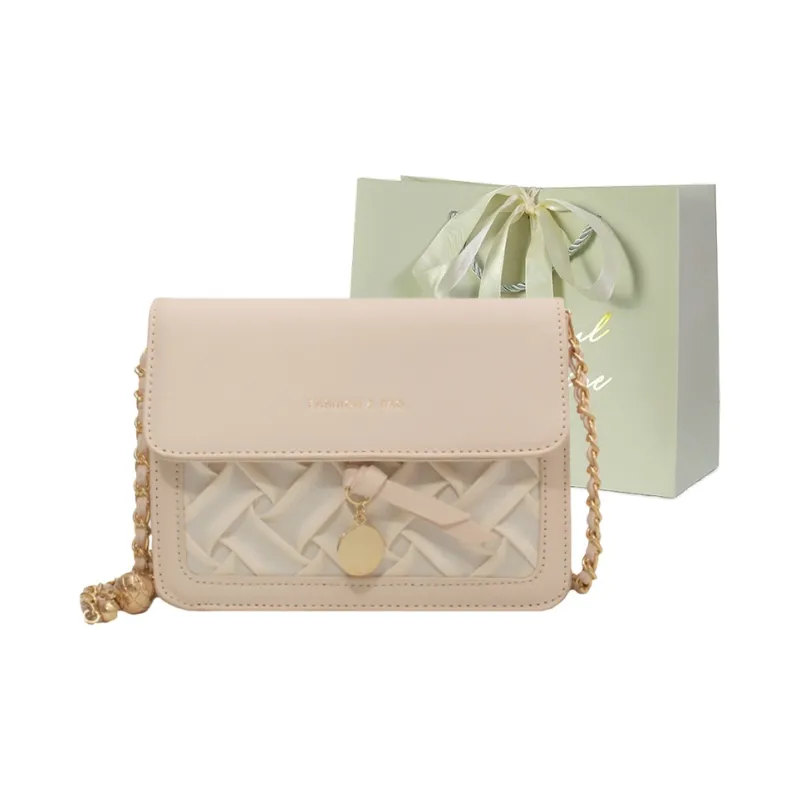 JIANGLIDA PU Shoulder Bag Women's Ecru/Green/Black-0