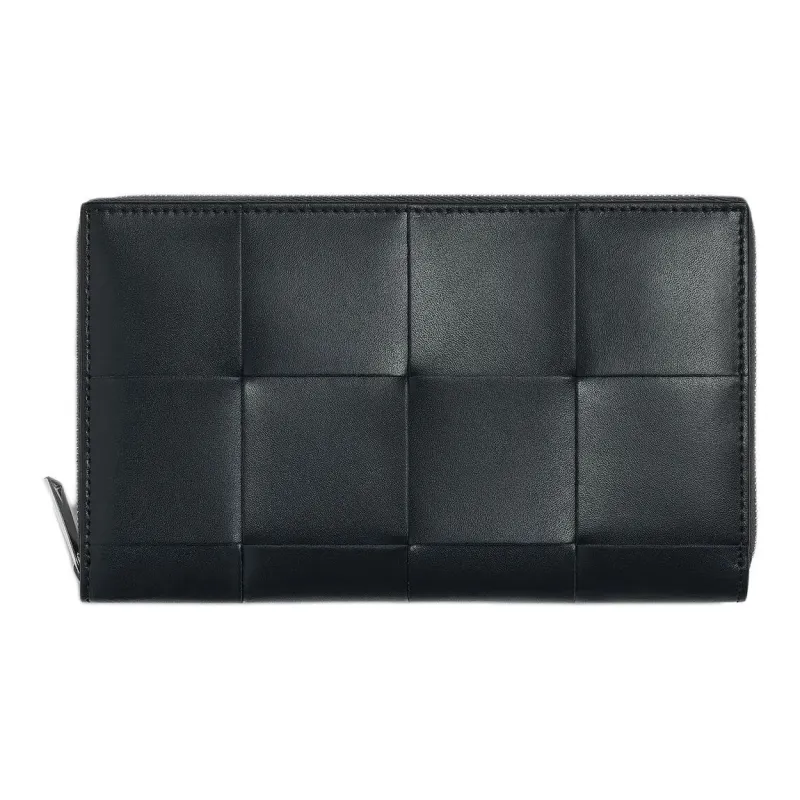 Bottega Veneta Calfskin Wallet Regular Men's Slate Wood Color-0