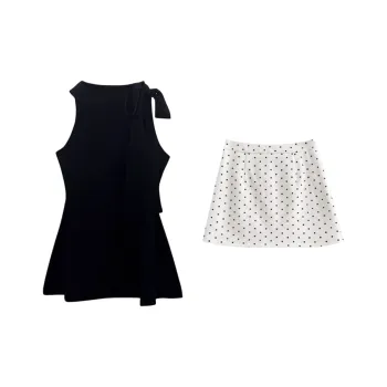 POPO.INFO Two Piece Skirt Sets Women's