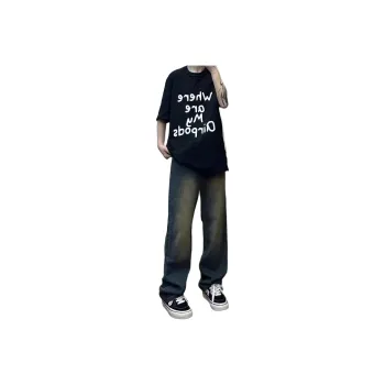 KVIV Jeans Men Vintage Blue 