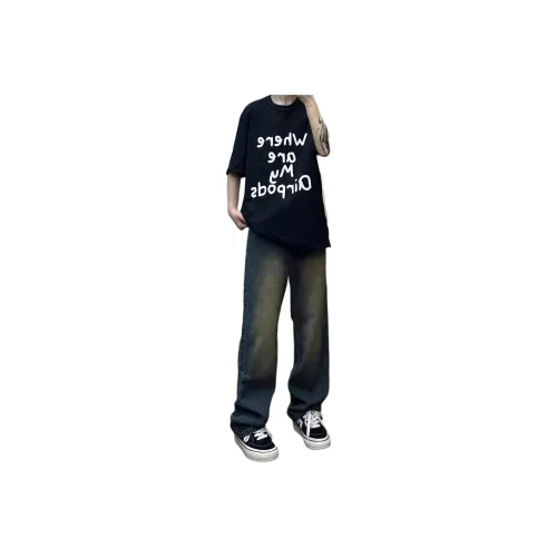 KVIV Jeans Men Vintage Blue 