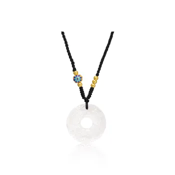 QUIET LOVE Natural Chalcedony Pendants Unisex
