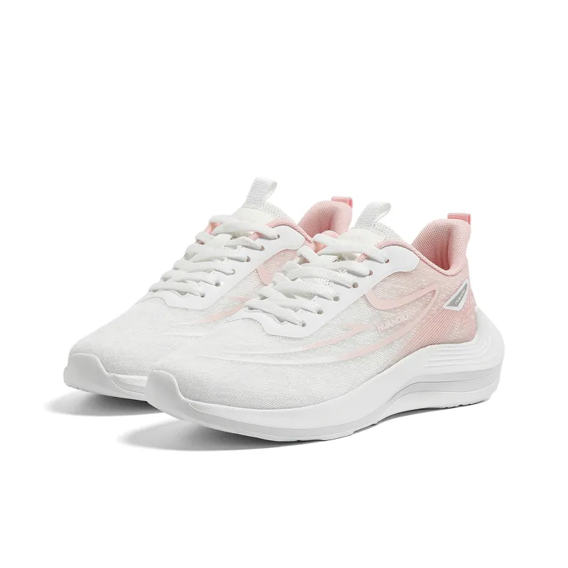 HUANQIU Running Shoes Women's Low Top White-2