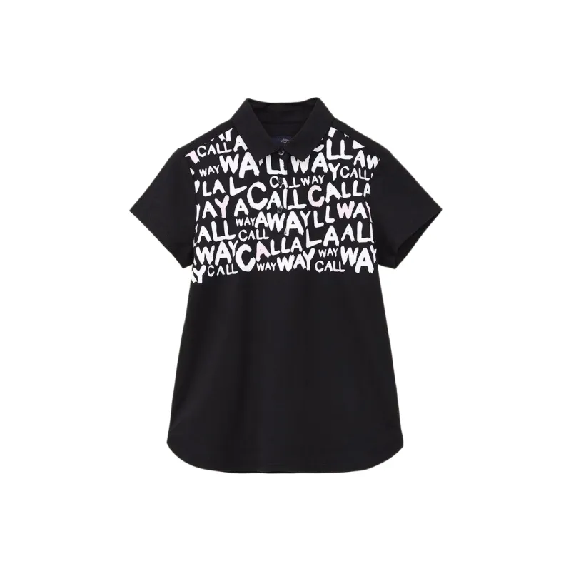 Callaway SS25 Polo Shirt Women's Black-0