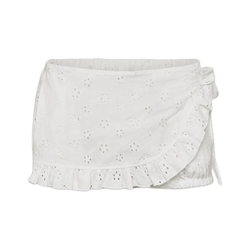 FRANKIES BIKINIS Casual Shorts Women's White-0