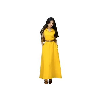 Flowers In Water Sleeveless Dress Women's