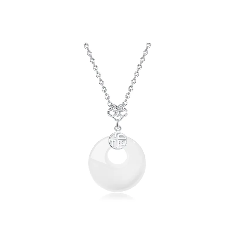ZKY Chalcedony Necklaces Unisex-5