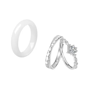 Ryukyu Bodhi Root Alloy Ring Unisex