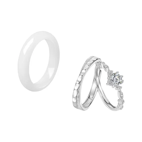 Ryukyu Bodhi Root Alloy Ring Unisex