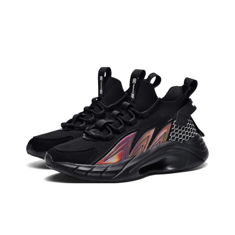 LONGDUIZHANG Cushioning, Slip Resistant, Abrasion Resistant Support Low Top Running Shoes Men's-5