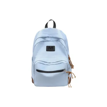 Yalu Nylon Backpack Regular Unisex Gray/Orange/Blue/Red