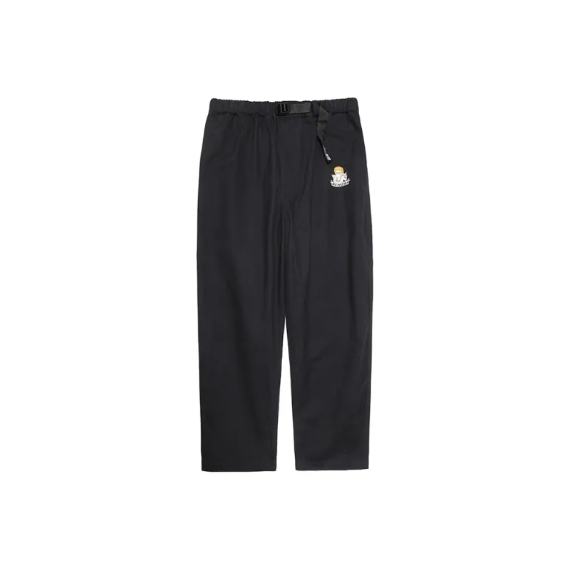 New Era Casual Pants Unisex Black-0