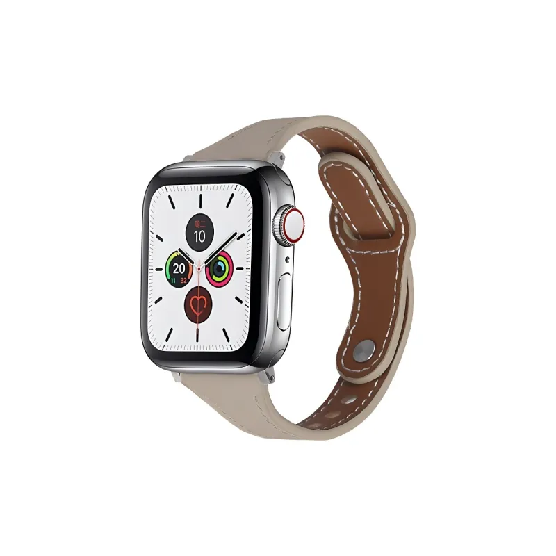 KVZUVUU Apple Compatibility Watch Band Cowhide Leather Material-2