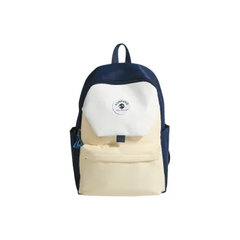 WICKBUEN Nylon Fabric Backpack Unisex Blue/Yellow/Green/Pink