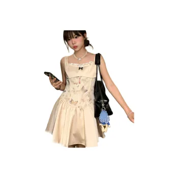 Mu Xiao Xin Slip Dresses Women's Image Color