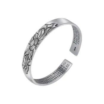 FUYUFU 999 Fine Silver Bangles Women's