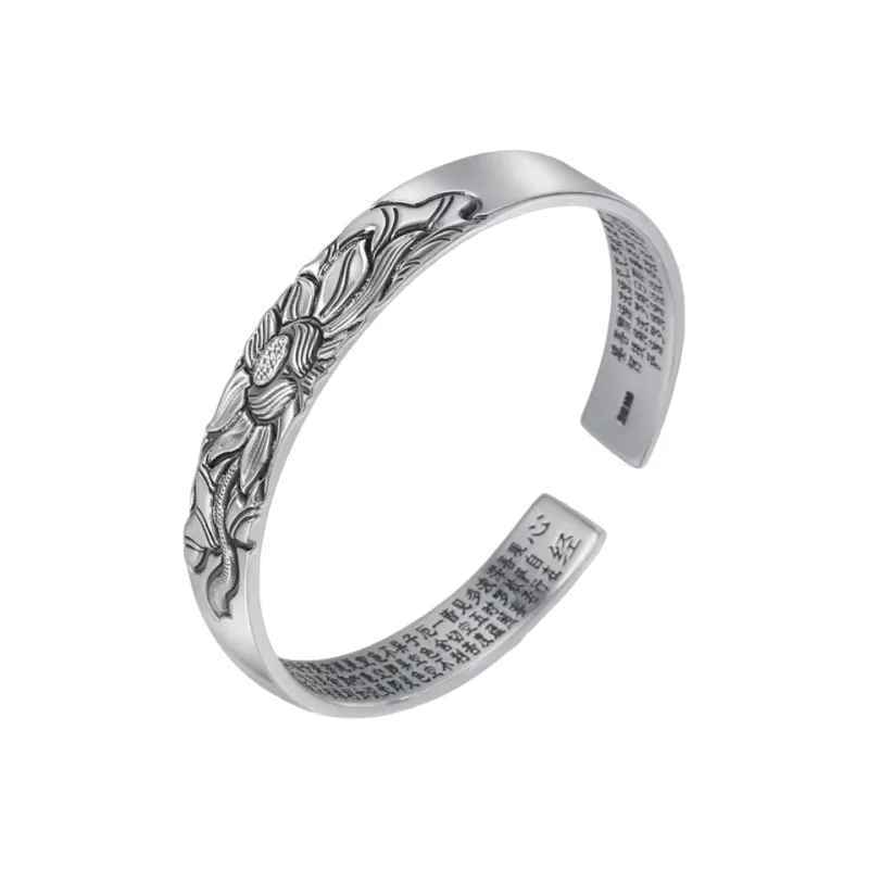FUYUFU 999 Fine Silver Bangles Women's-0