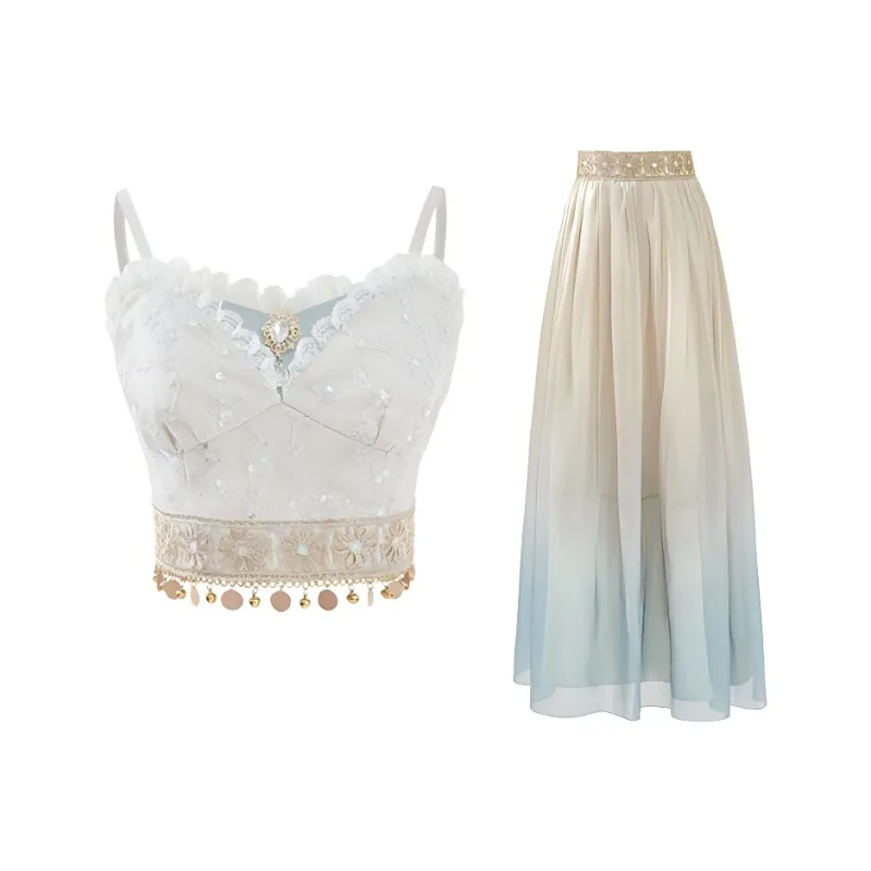 OZVO Two Piece Skirt Sets Women's-0